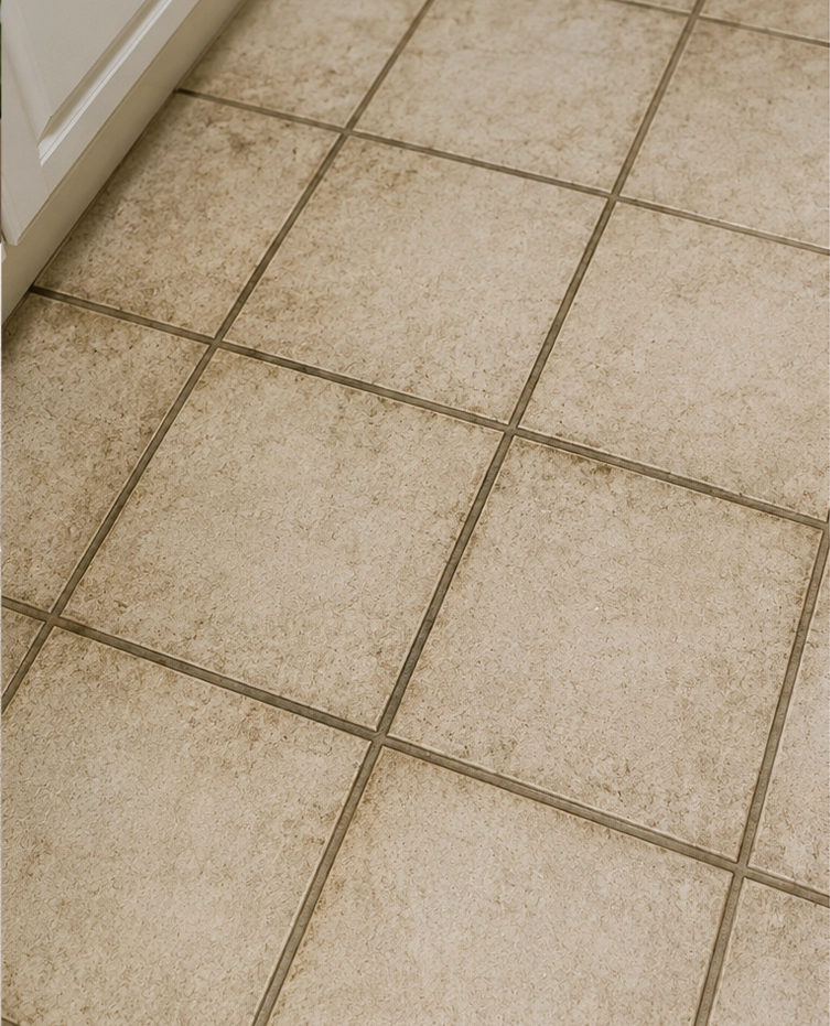 before tile grout cleaning