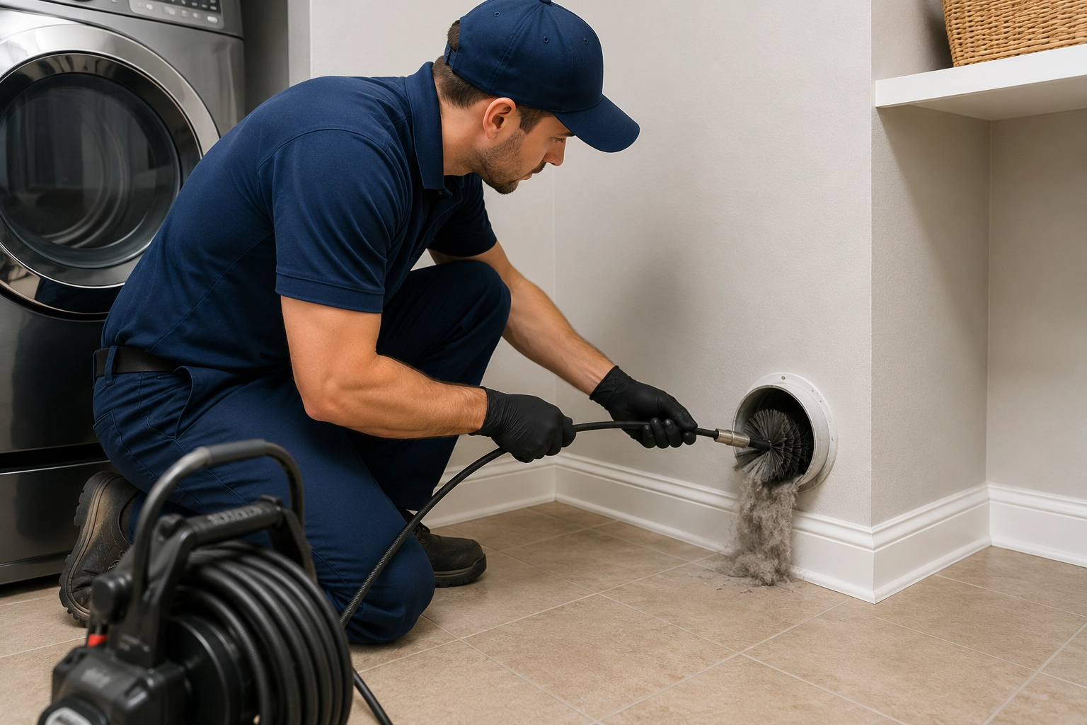 Dryer Vent Cleaning Process