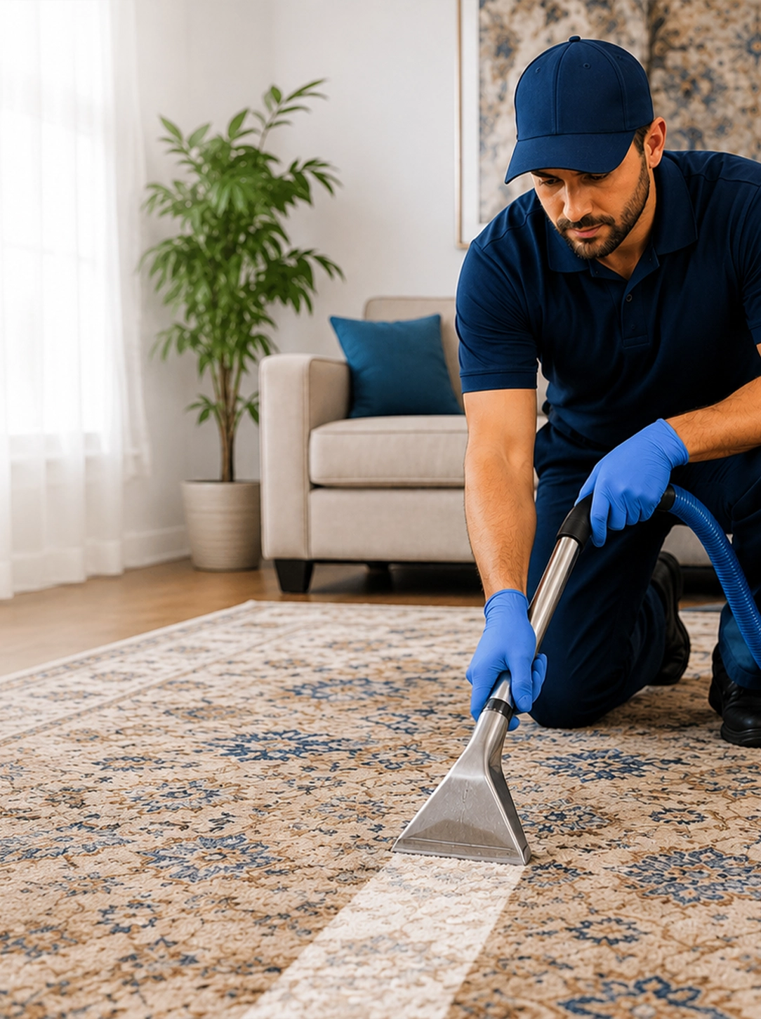 Rug Cleaning Process