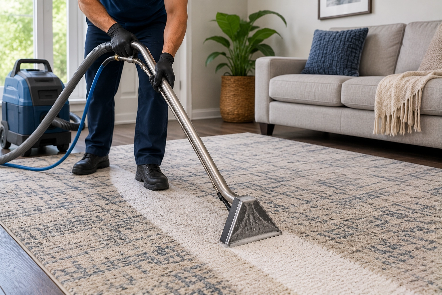Synthetic Rug Cleaning